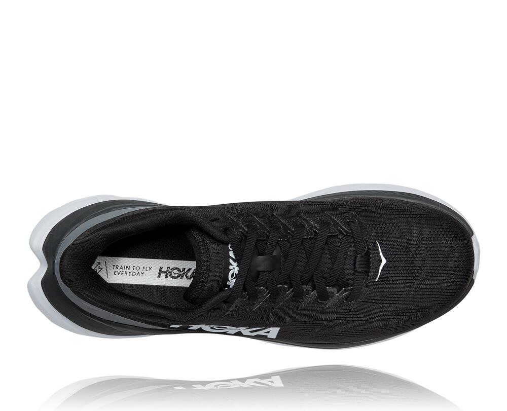 Hoka Mach 4 Philippines - Men's Road Running Shoes Black / Dark Grey 50077484