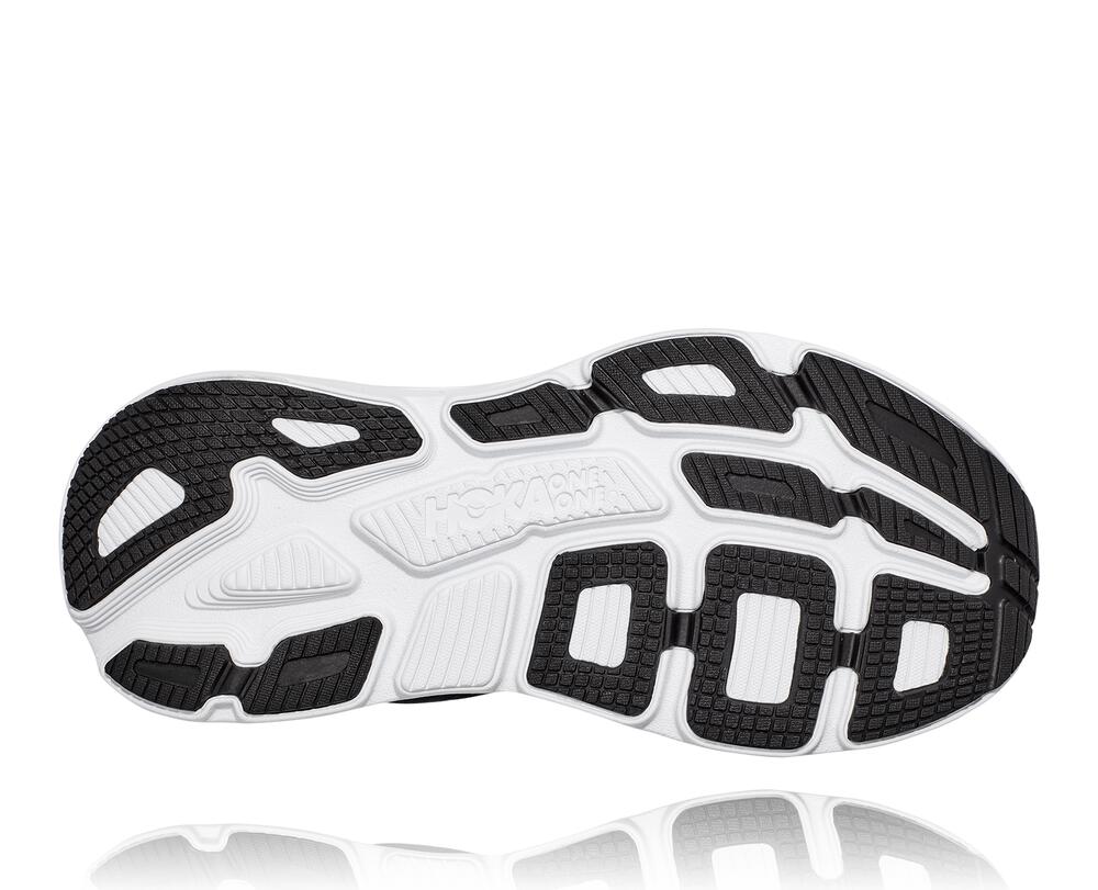 Hoka One One Bondi 7 Philippines - Women's Wide Running Shoes Black / White 21204002