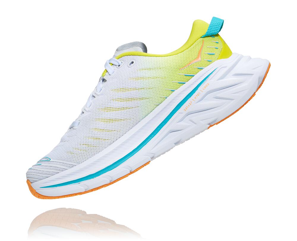 Hoka One One Bondi X Philippines - Women's Walking Shoes White / Yellow 65597519