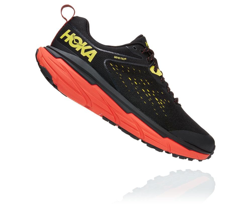 Hoka One One Challenger Atr 6 Gore-tex Philippines - Men's Trail Running Shoes Black / Green 98811967