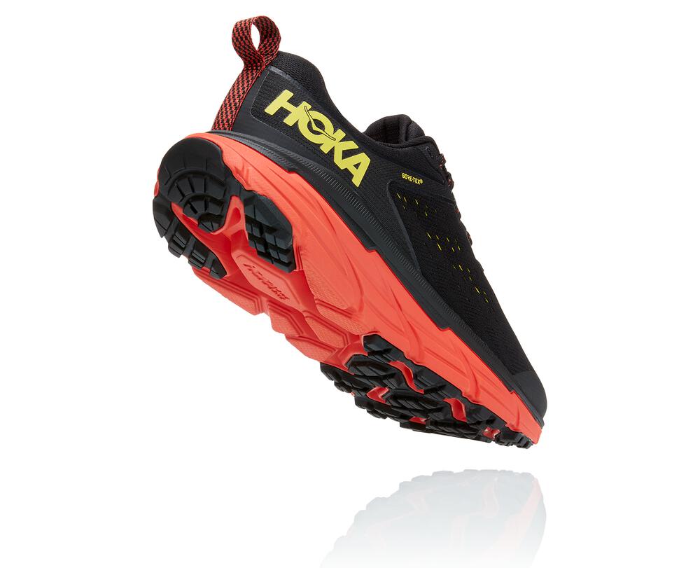 Hoka One One Challenger Atr 6 Gore-tex Philippines - Men's Trail Running Shoes Black / Green 98811967