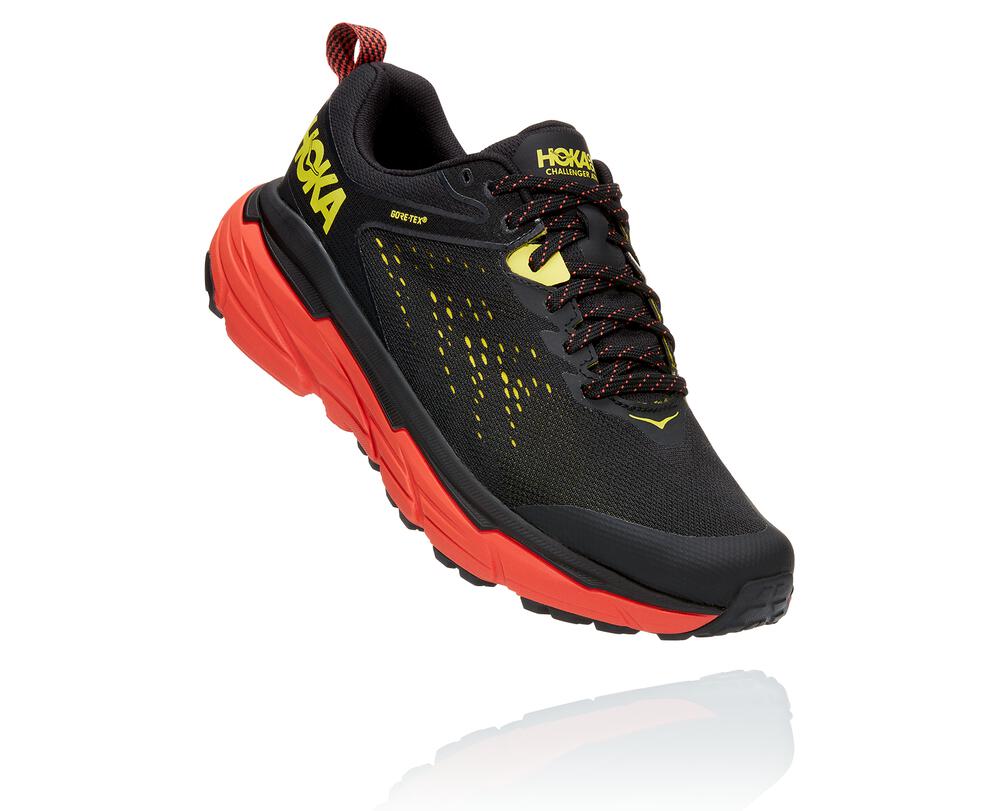 Hoka One One Challenger Atr 6 Gore-tex Philippines - Men's Trail Running Shoes Black / Green 98811967