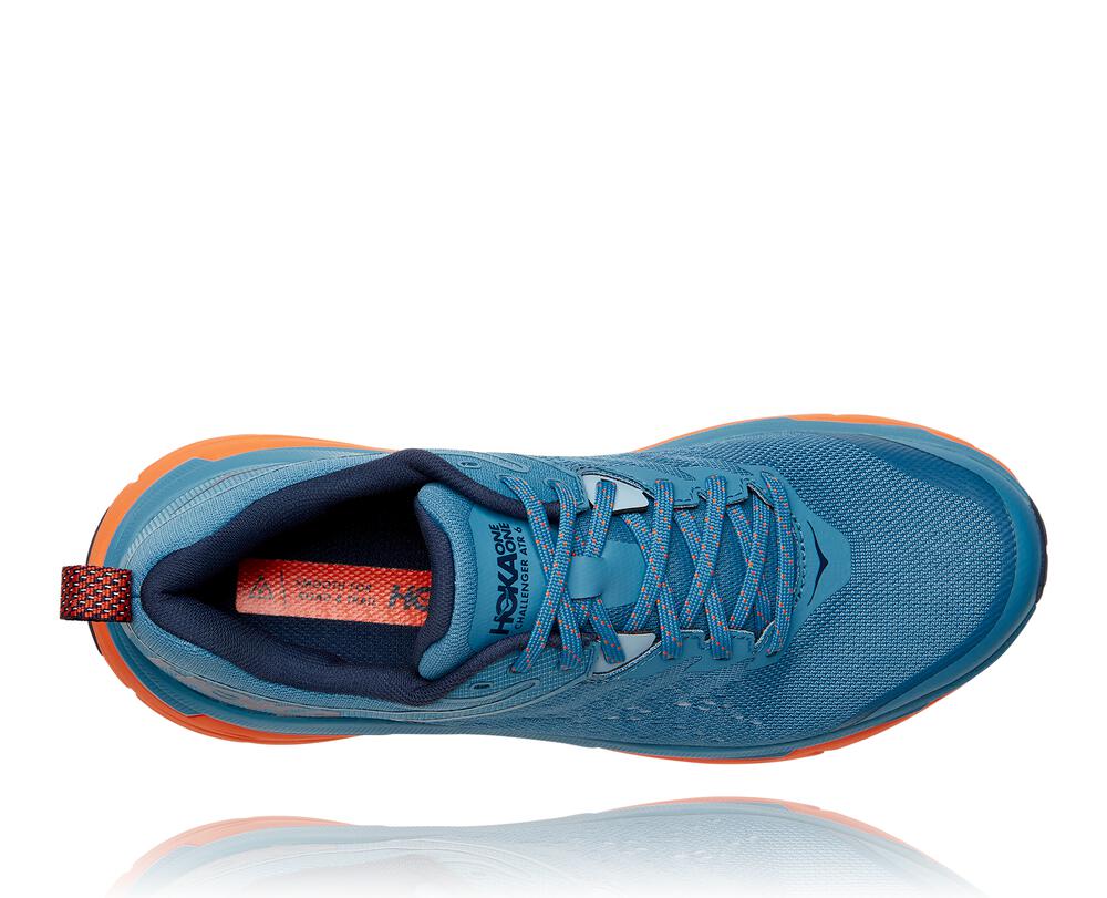 Hoka One One Challenger Atr 6 Philippines - Men's Trail Running Shoes Blue / Orange 04352118