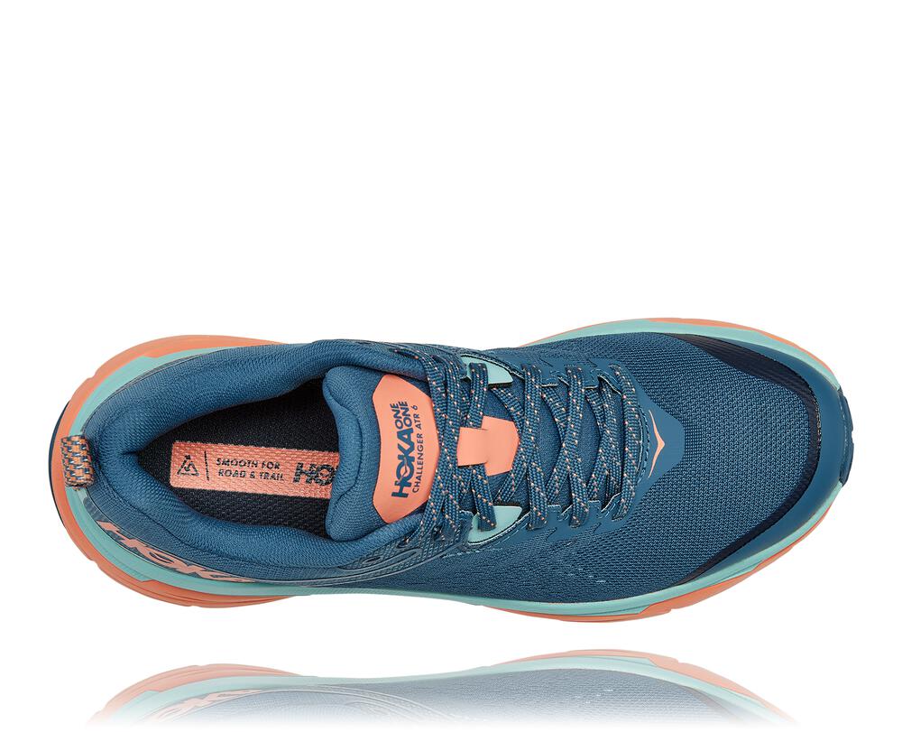 Hoka One One Challenger Atr 6 Philippines - Women's Wide Running Shoes Turquoise / Coral 12562451