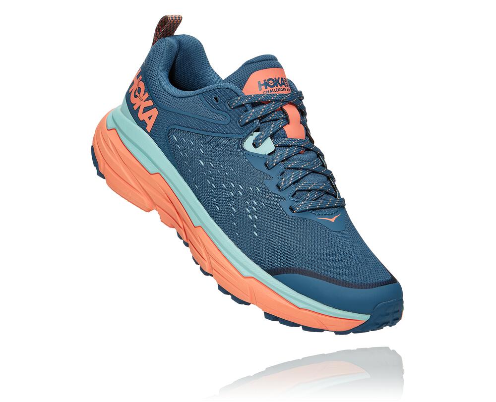 Hoka One One Challenger Atr 6 Philippines - Women's Wide Running Shoes Turquoise / Coral 12562451