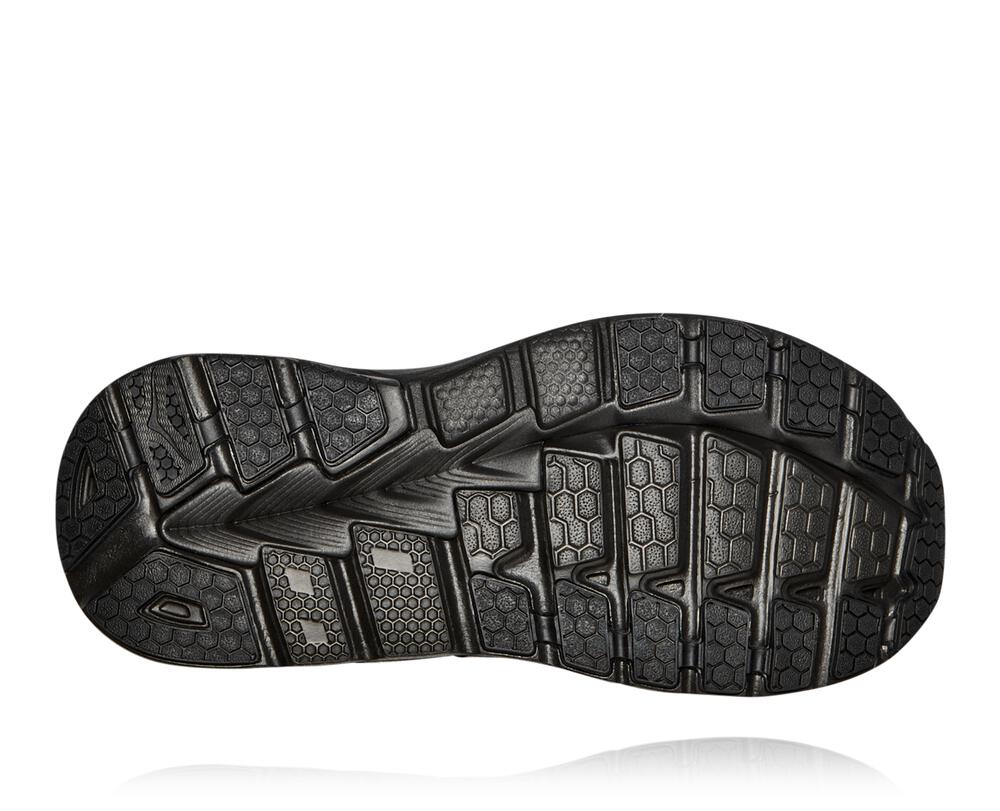 Hoka One One Gaviota 2 Philippines - Men's Stability Running Shoes Black / Dark Grey 02033321