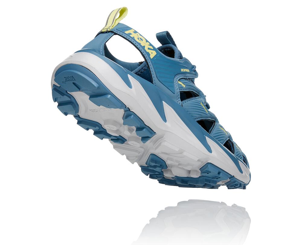Hoka One One Hopara Philippines - Women's Recovery Sandals Blue / Yellow 93396453