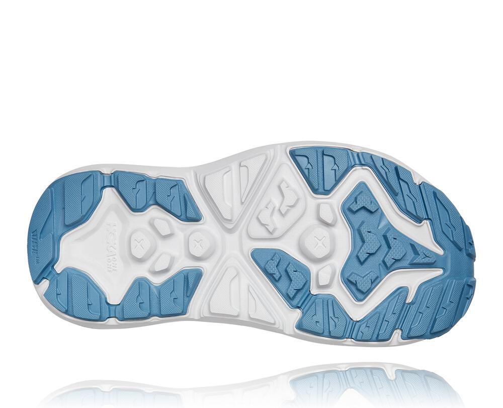 Hoka One One Hopara Philippines - Women's Recovery Sandals Blue / Yellow 93396453