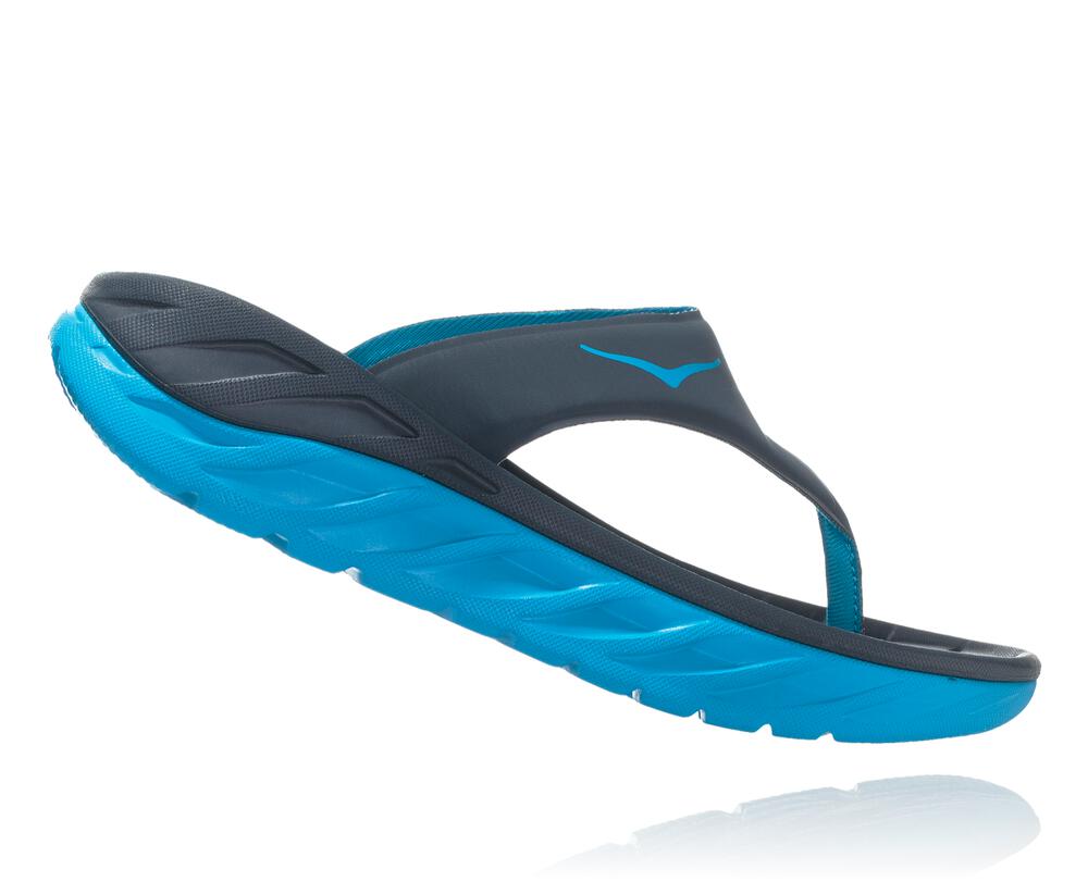 Hoka One One Ora Recovery Flip Philippines - Women's Recovery Sandals Navy / Blue 76295289