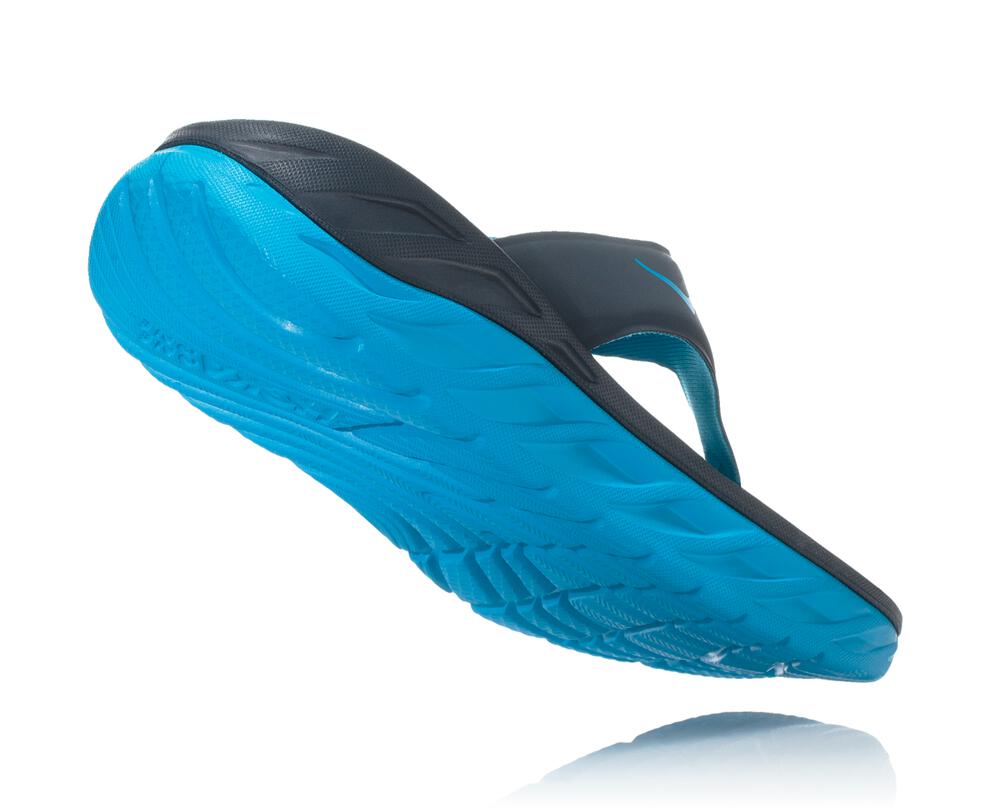Hoka One One Ora Recovery Flip Philippines - Women's Recovery Sandals Navy / Blue 76295289