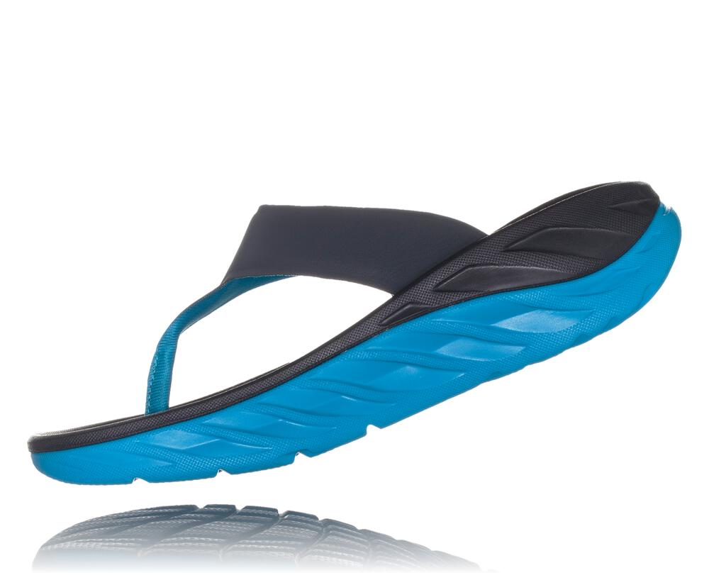 Hoka One One Ora Recovery Flip Philippines - Women's Recovery Sandals Navy / Blue 76295289