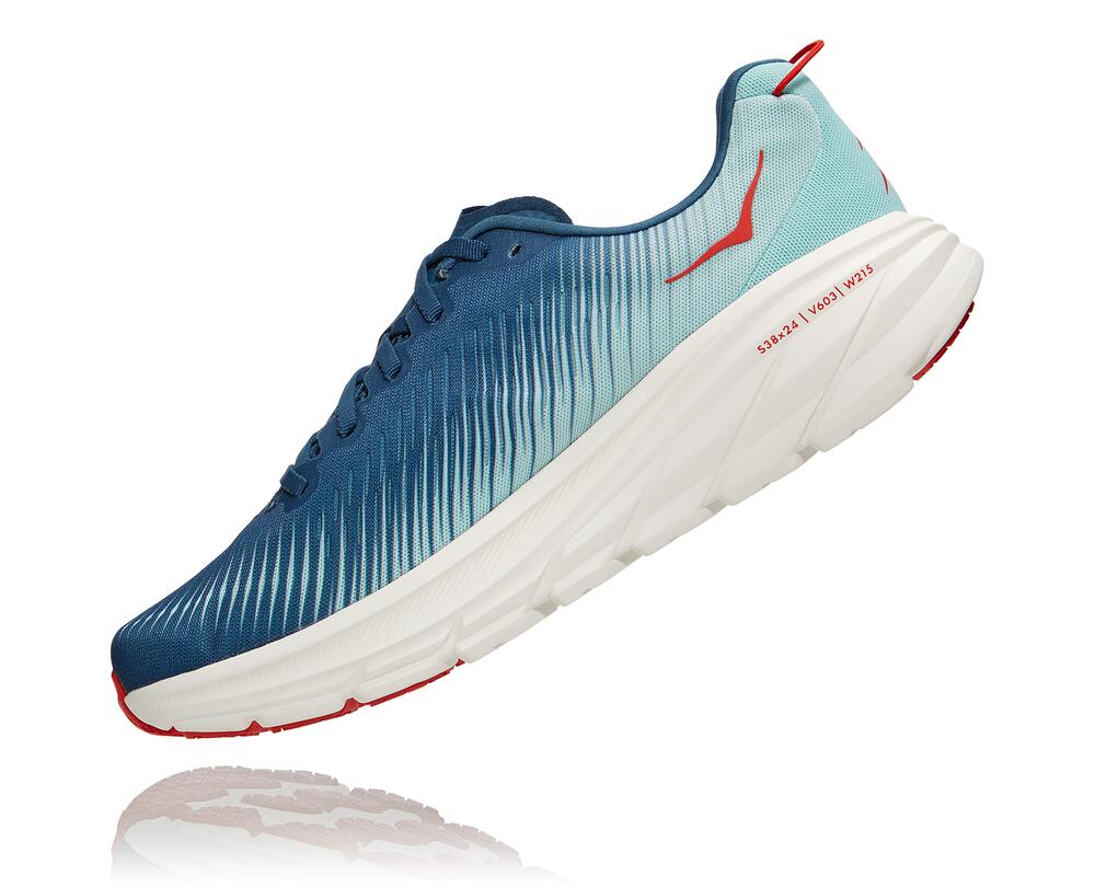 Hoka One One Rincon 3 Philippines - Men's Wide Running Shoes Turquoise / Blue 59800784