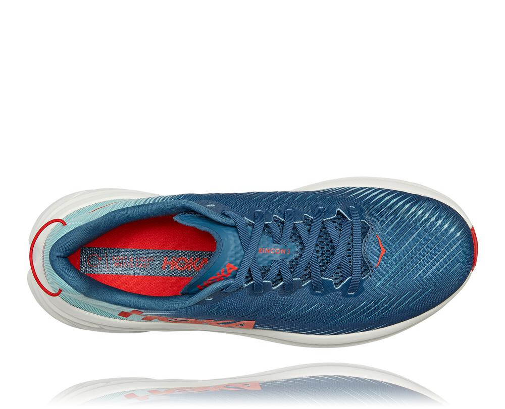 Hoka One One Rincon 3 Philippines - Men's Wide Running Shoes Turquoise / Blue 59800784