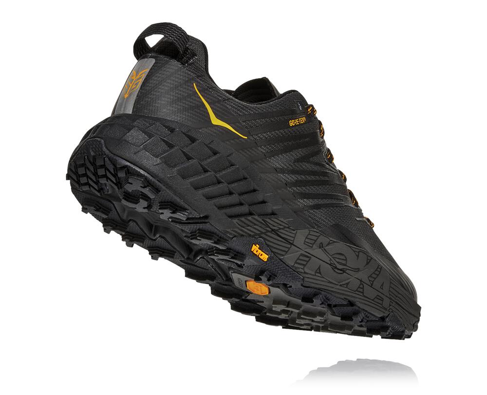 Hoka One One Speedgoat 4 Gore-tex Philippines - Men's Trail Running Shoes Dark Grey / Dark Grey 67557864