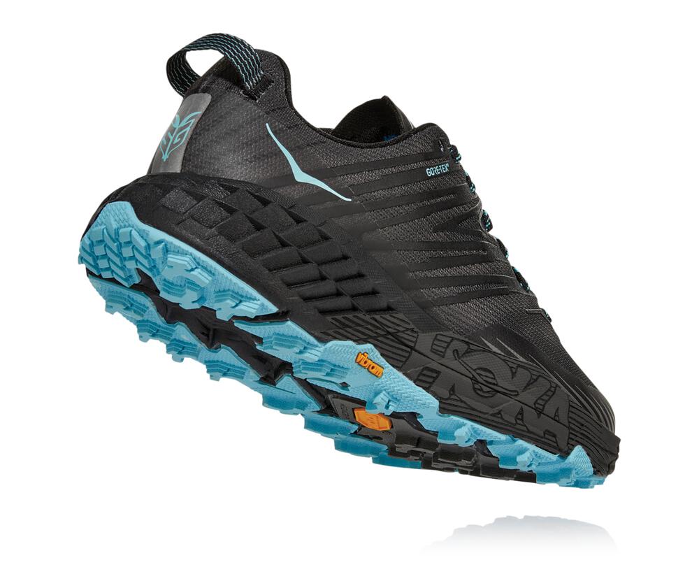 Hoka One One Speedgoat 4 Gore-tex Philippines - Women's Trail Running Shoes Dark Grey / Dark Grey 77291529