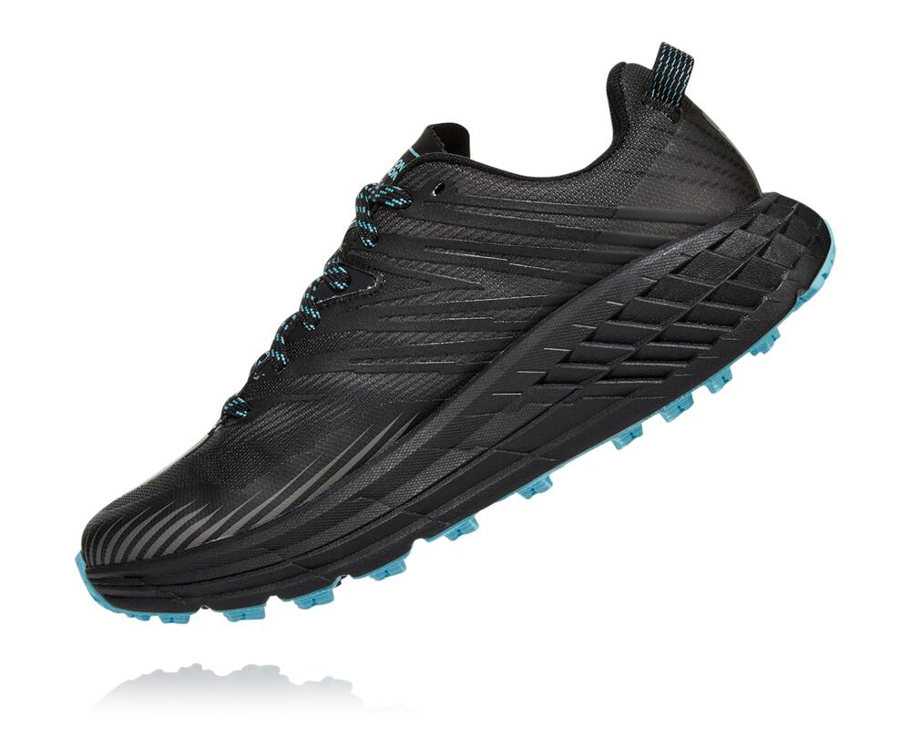 Hoka One One Speedgoat 4 Gore-tex Philippines - Women's Trail Running Shoes Dark Grey / Dark Grey 77291529