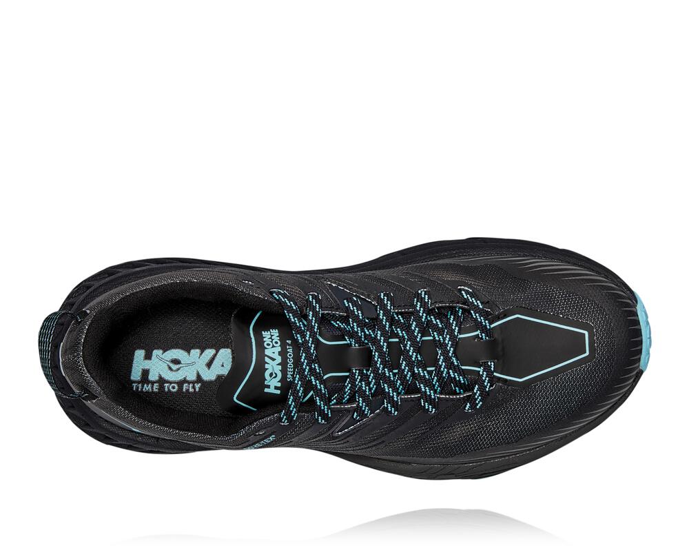 Hoka One One Speedgoat 4 Gore-tex Philippines - Women's Trail Running Shoes Dark Grey / Dark Grey 77291529