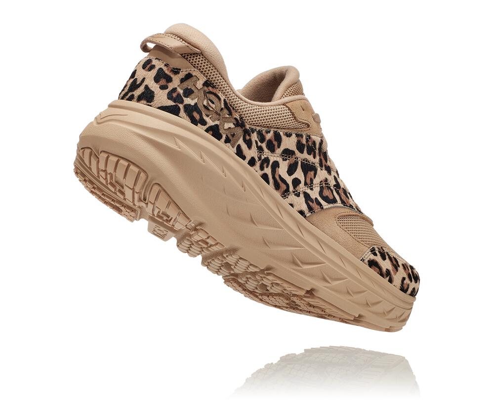 Hoka One One X Eg Bondi L Philippines - Women's Lifestyle Shoes Leopard 27370356