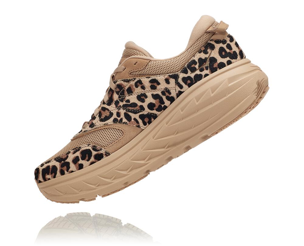 Hoka One One X Eg Bondi L Philippines - Women's Lifestyle Shoes Leopard 27370356